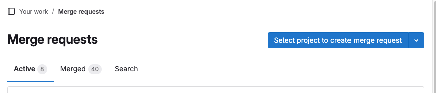 The three homepage tabs are shown at the top of the screen.