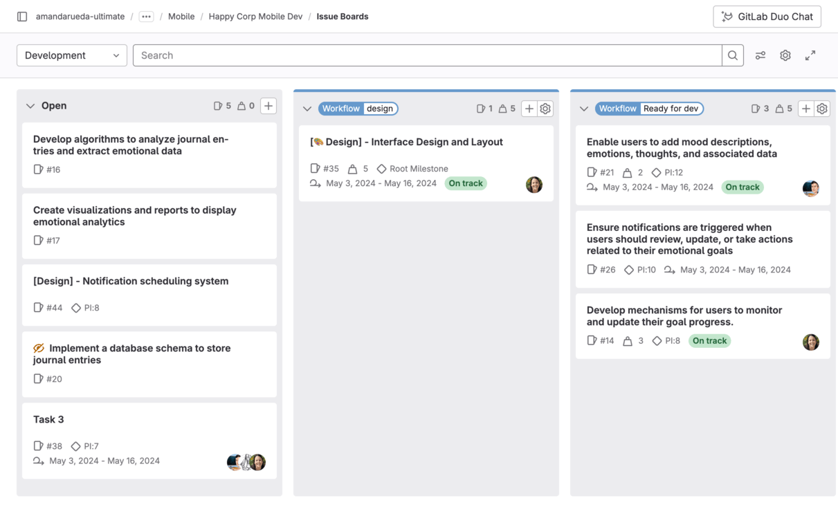 GitLab issue board - Premium